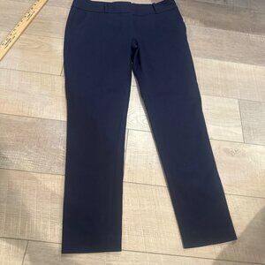 Ann Taylor Loft Womens Navy Dress Pants Size 4 Marissa Skinny
